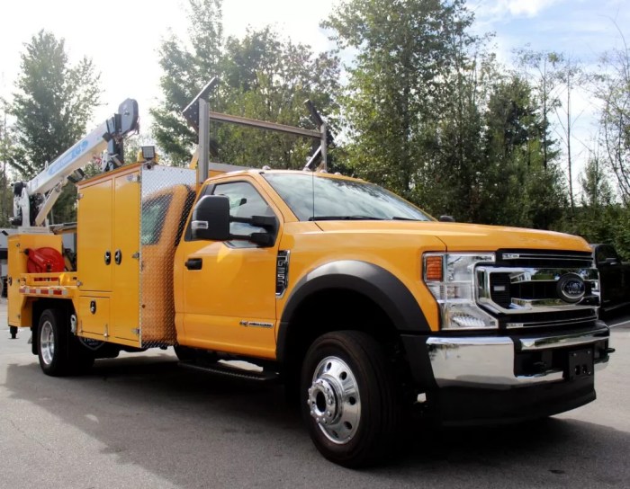 Construction trucks for heavy duty work