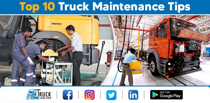 Construction truck maintenance tips